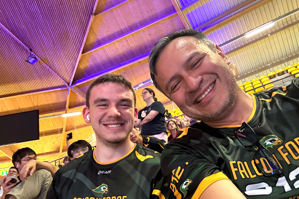 Team at competition venue
